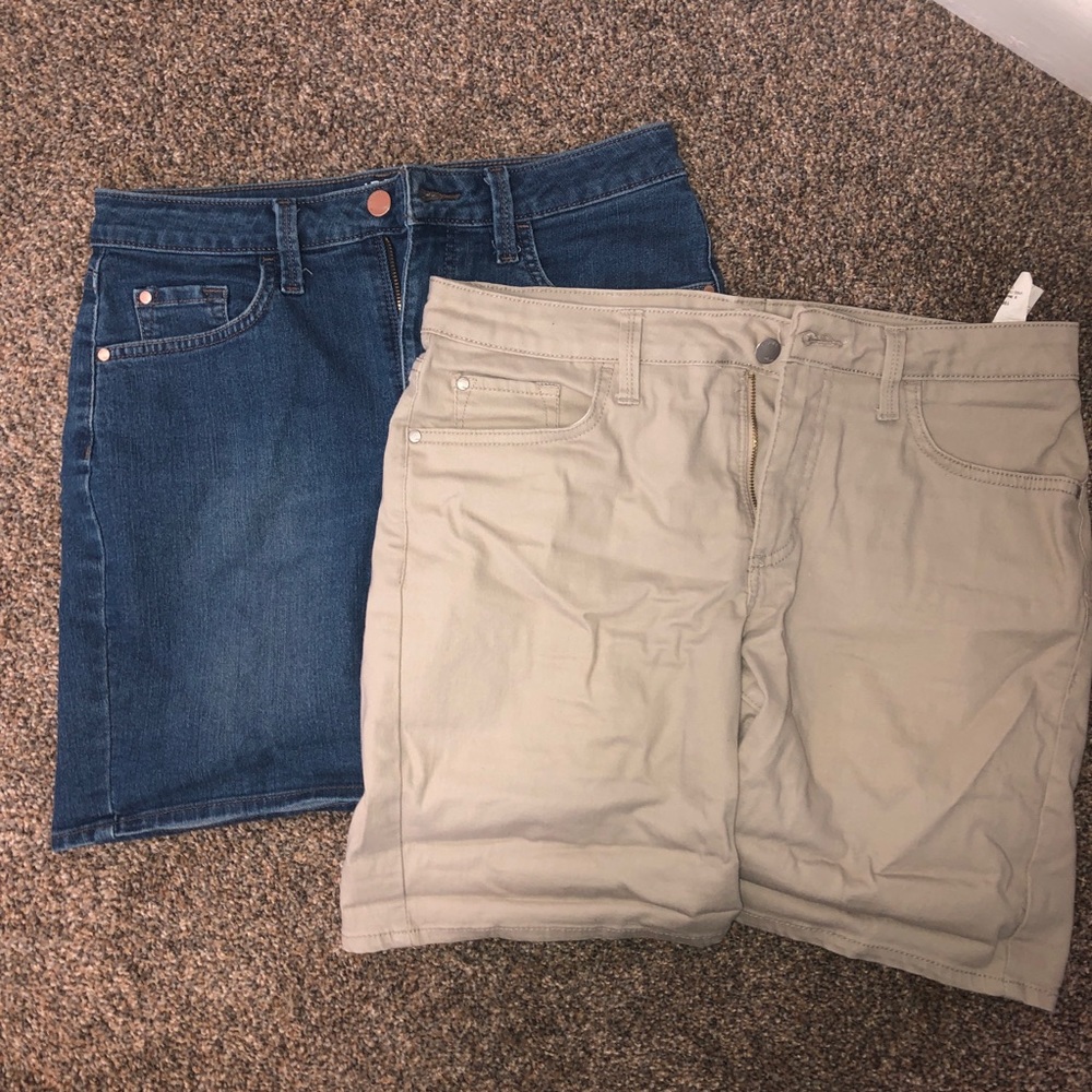 2 pairs of Jean Shorts!